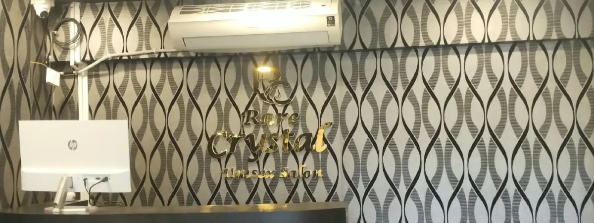 Rare crystal unisex salon